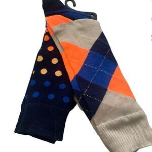 George Fashion Crew Socks 2 Pair Size 6-12